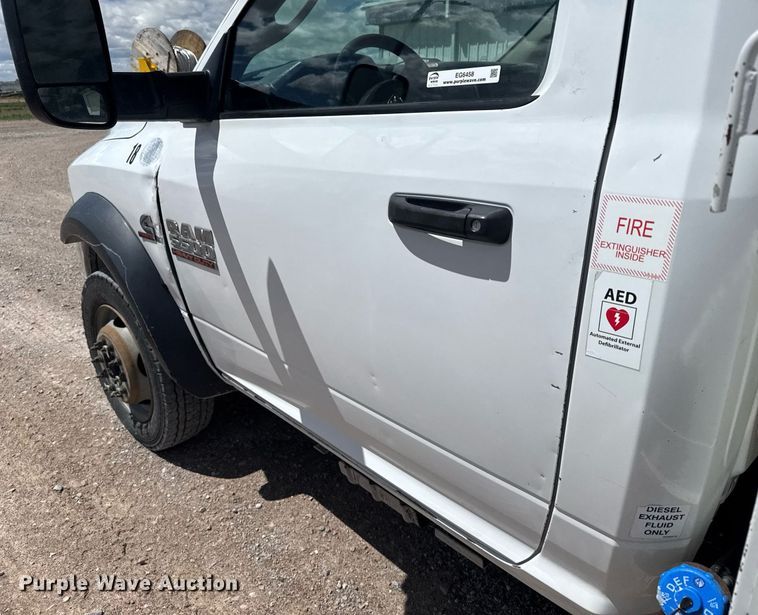 image for item EG6458 2015 Dodge Ram 5500 utility / service truck
