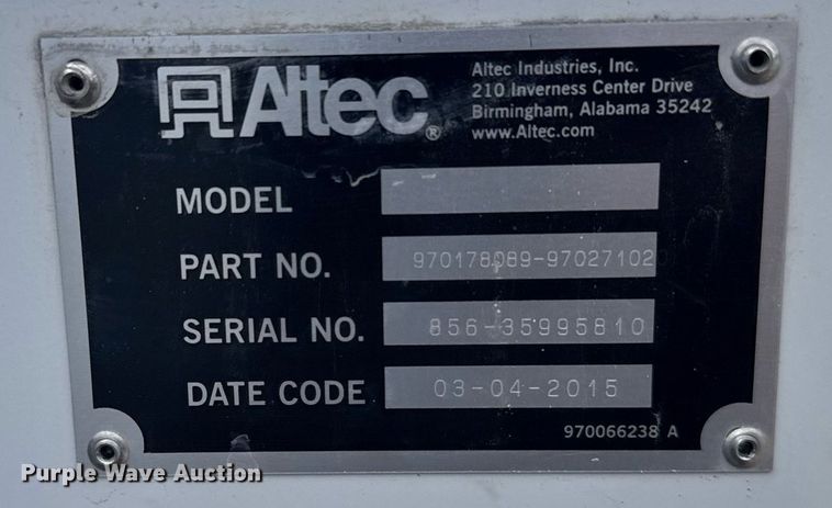 image for item EG6458 2015 Dodge Ram 5500 utility / service truck