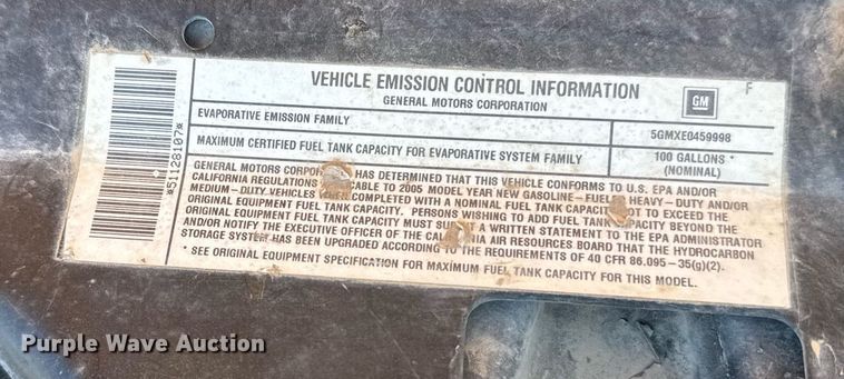 image for item EG6482 2005 Chevrolet Express G3500 school bus