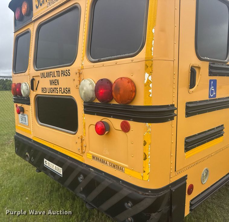 image for item EG6496 2010 Blue Bird Vision school bus