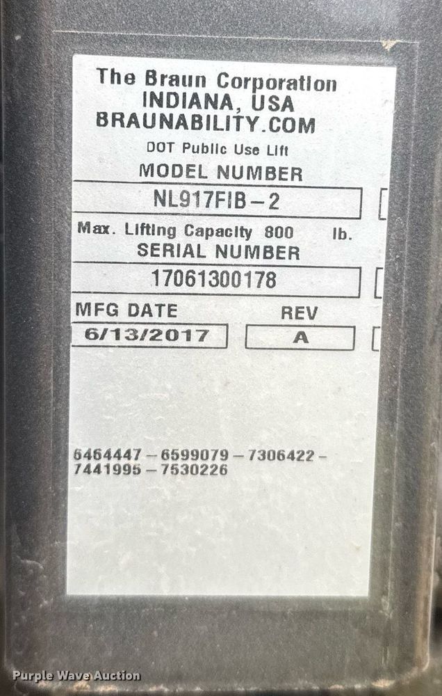 image for item EG6496 2010 Blue Bird Vision school bus