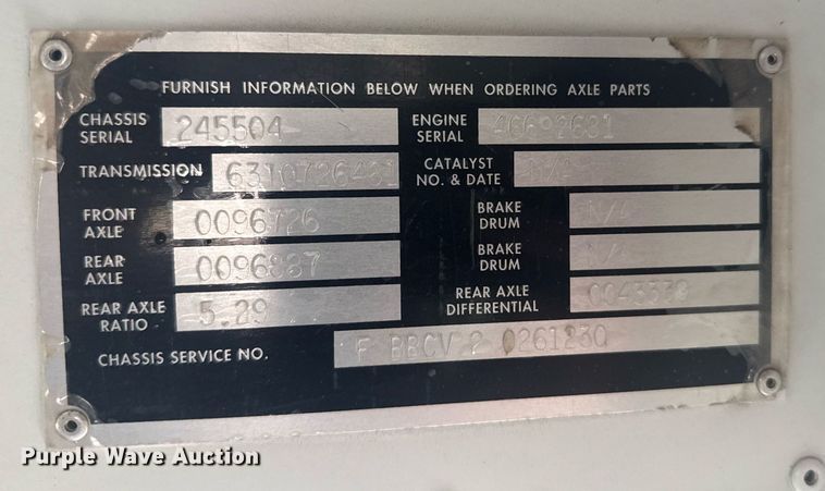 image for item EG6497 2008 Blue Bird Vision school bus