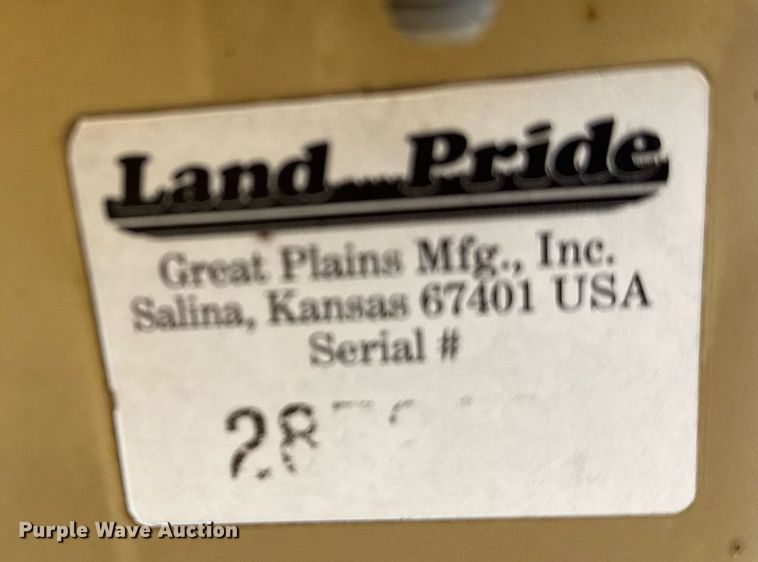 image for item EG8427 2000 Land Pride OS1572 overseeder