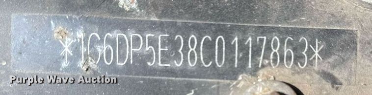 image for item EG8429 2012 Cadillac CTS 