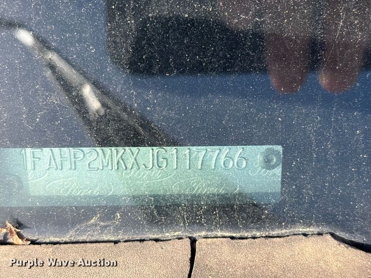 image for item EG8433 2018 Ford Taurus Police Interceptor 