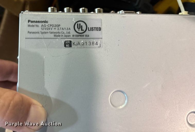 image for item EG8436 Approximately 160 Panasonic video systems