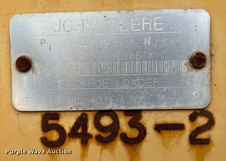 image for item EG8440 2001 John Deere 310SG backhoe