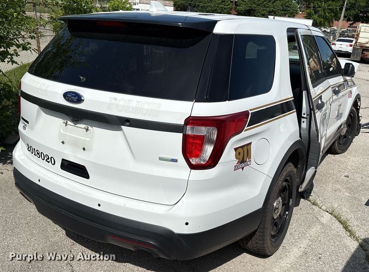 image for item EG8443 2017 Ford Explorer Police Interceptor SUV