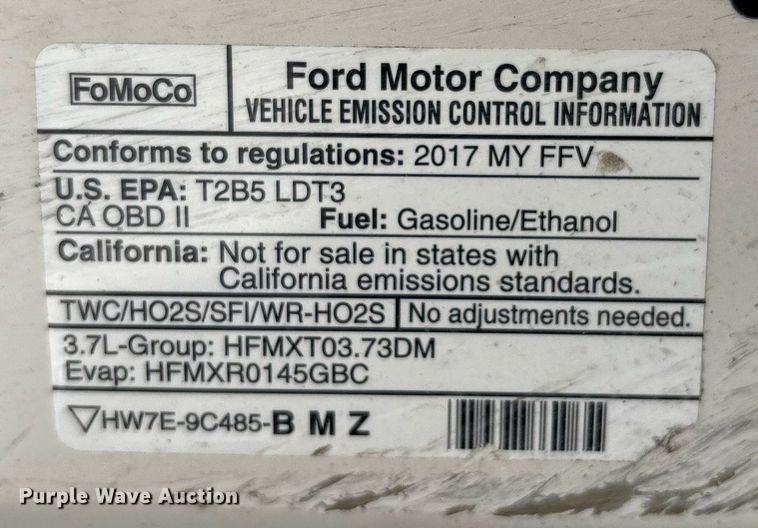 image for item EG8443 2017 Ford Explorer Police Interceptor SUV