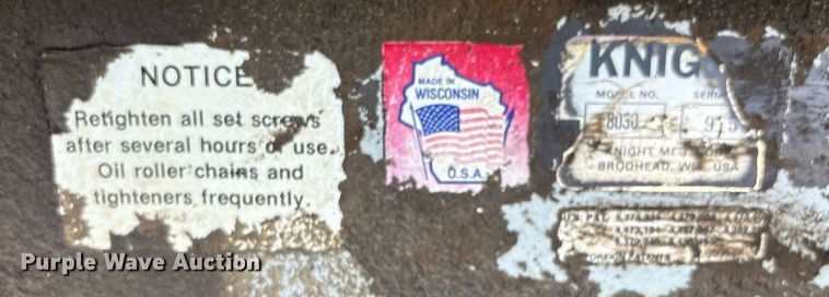 image for item EG8452 1998 Knight 8030 manure spreader