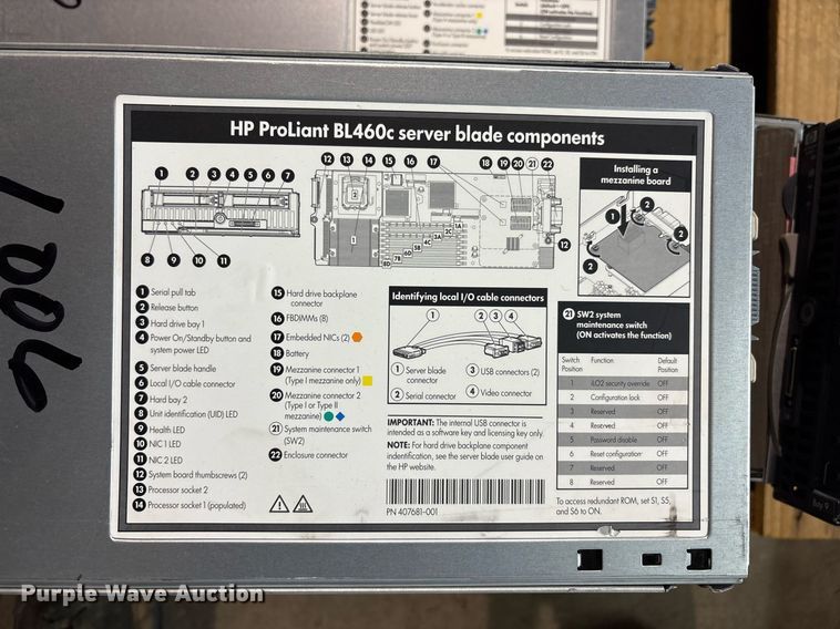 image for item EG8472 HP server parts
