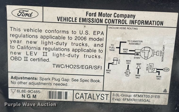 image for item EG8487 2006 Ford Escape XLT SUV