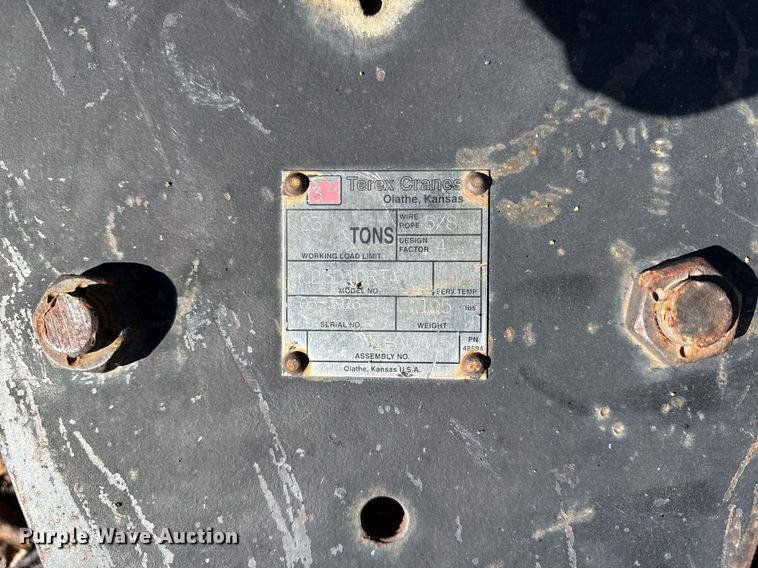 image for item EG8489 Terex  BT3470 crane