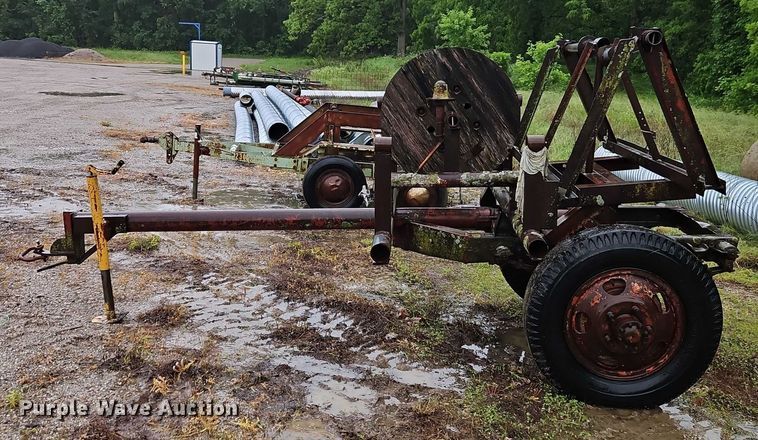 image for item EJ0069 Shop built reel trailer