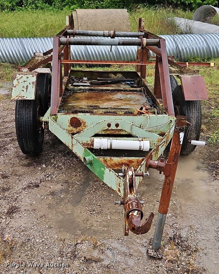 image for item EJ0070 Shop built reel trailer