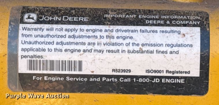 image for item EJ4565 2014 John Deere 672G motor grader