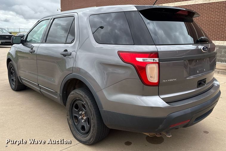 image for item EJ4604 2013 Ford Explorer Police Interceptor SUV