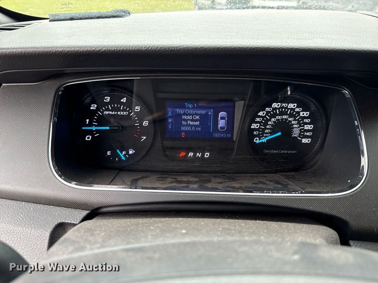 image for item EJ4606 2013 Ford Taurus Police Interceptor 