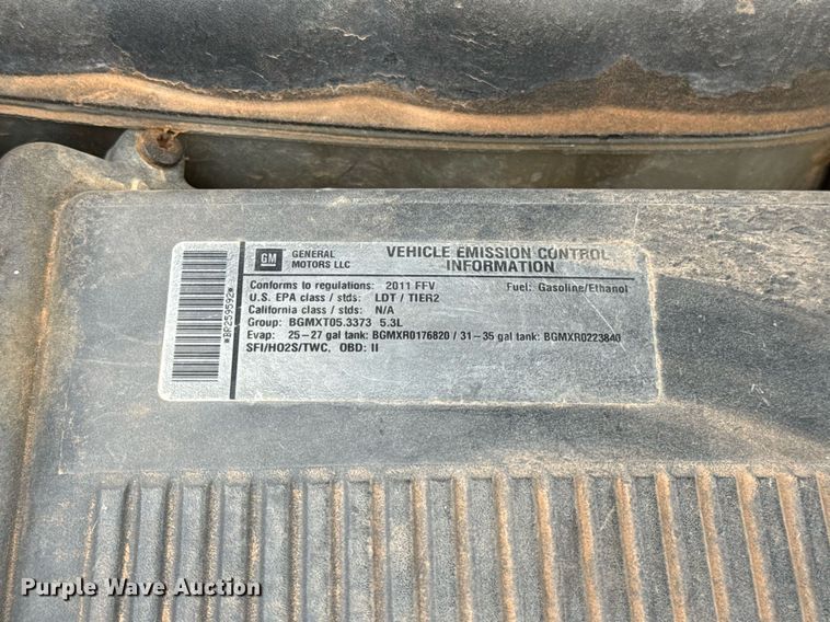 image for item EJ4611 2011 Chevrolet Tahoe Police SUV