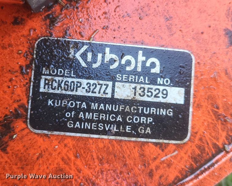 image for item EJ7570 Kubota  ZD326 ZTR lawn mower