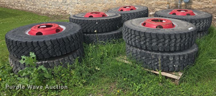 image for item EK5311 (10) Goodyear 11.00R20 tires and wheels