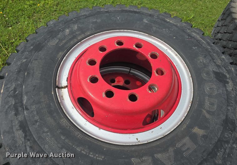 image for item EK5311 (10) Goodyear 11.00R20 tires and wheels