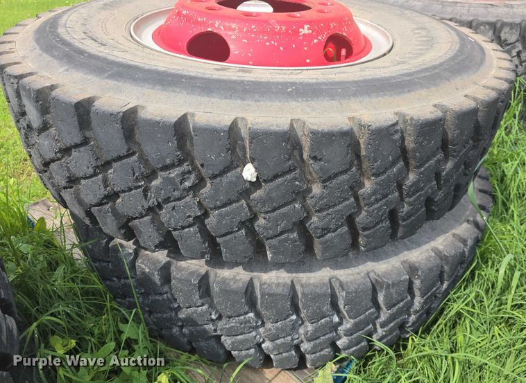 image for item EK5311 (10) Goodyear 11.00R20 tires and wheels