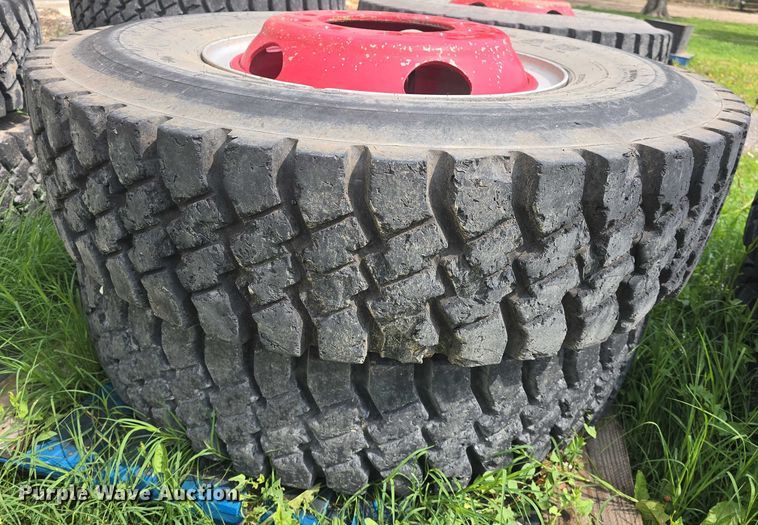 image for item EK5311 (10) Goodyear 11.00R20 tires and wheels