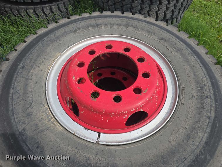 image for item EK5311 (10) Goodyear 11.00R20 tires and wheels