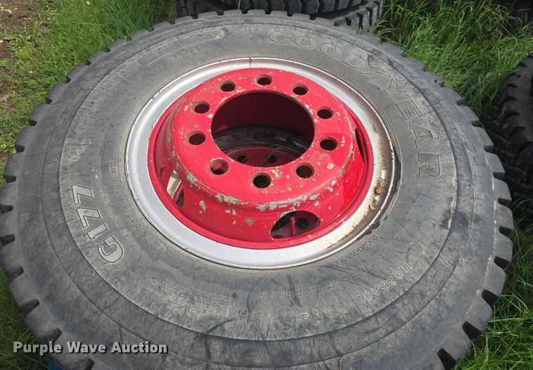 image for item EK5311 (10) Goodyear 11.00R20 tires and wheels