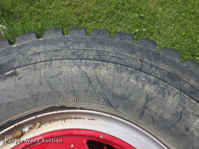 image for item EK5311 (10) Goodyear 11.00R20 tires and wheels