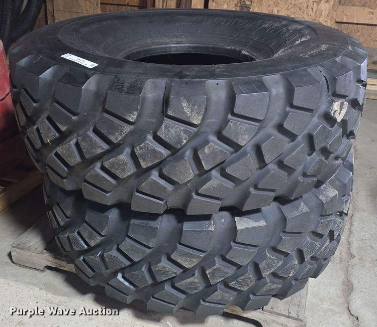 image for item EK5313 (2) Goodyear 16.00R20 tires