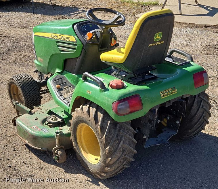 image for item EM7365 John Deere X748 lawn mower