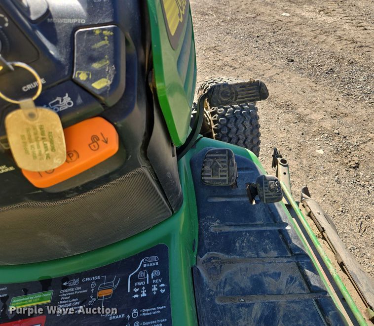 image for item EM7365 John Deere X748 lawn mower