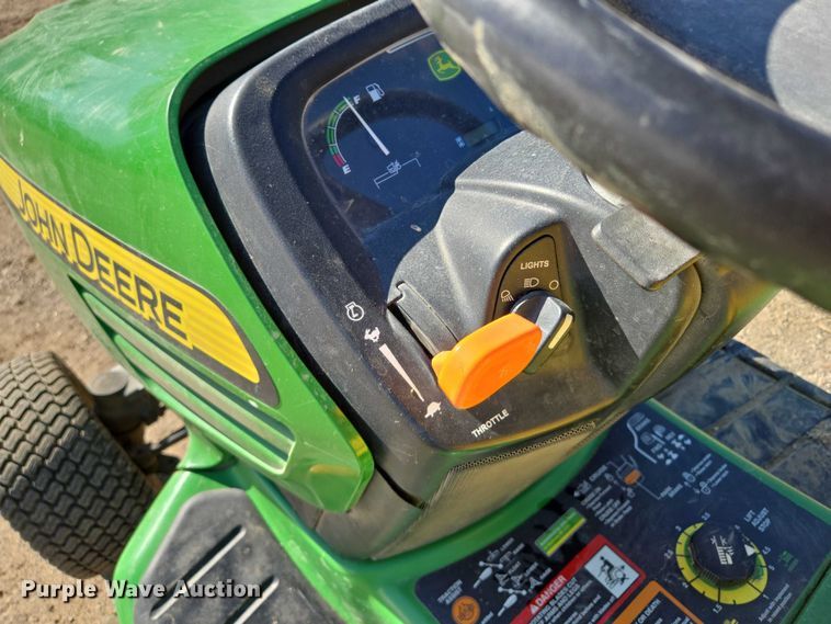 image for item EM7365 John Deere X748 lawn mower