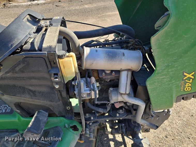 image for item EM7365 John Deere X748 lawn mower