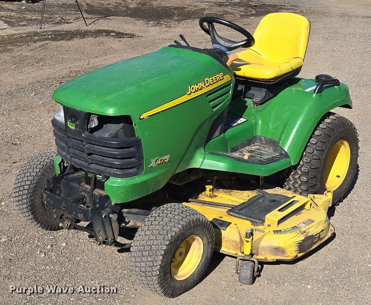 image for item EM7366 John Deere X475 lawn mower