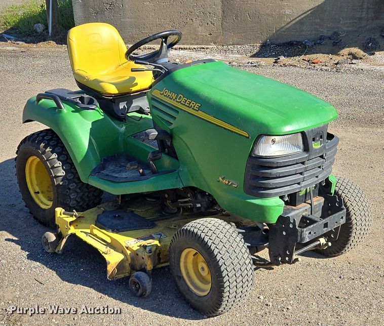 image for item EM7366 John Deere X475 lawn mower