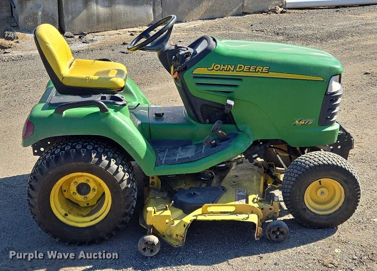 image for item EM7366 John Deere X475 lawn mower