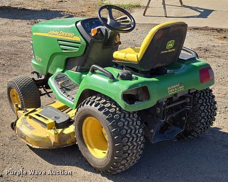 image for item EM7366 John Deere X475 lawn mower