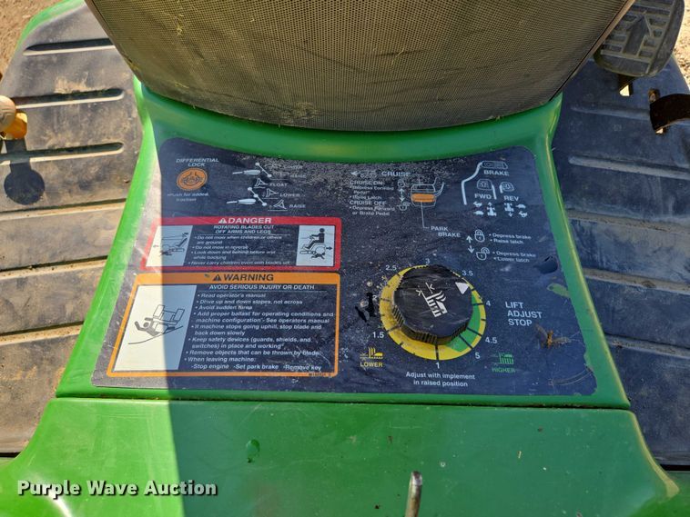 image for item EM7366 John Deere X475 lawn mower