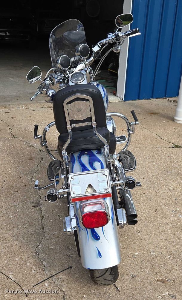 image for item EN3768 2004 Harley Davidson Fat Boy motorcycle