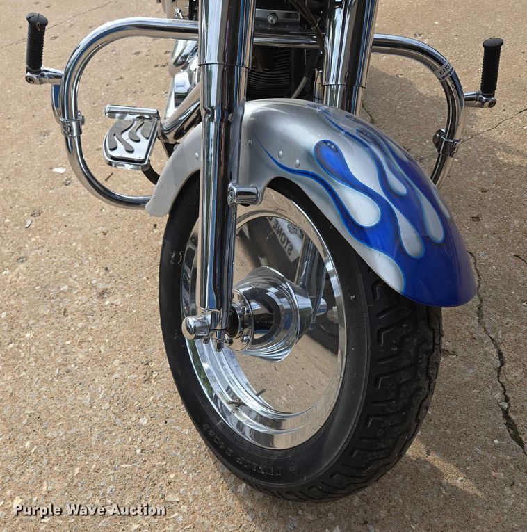 image for item EN3768 2004 Harley Davidson Fat Boy motorcycle