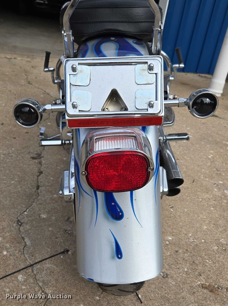 image for item EN3768 2004 Harley Davidson Fat Boy motorcycle