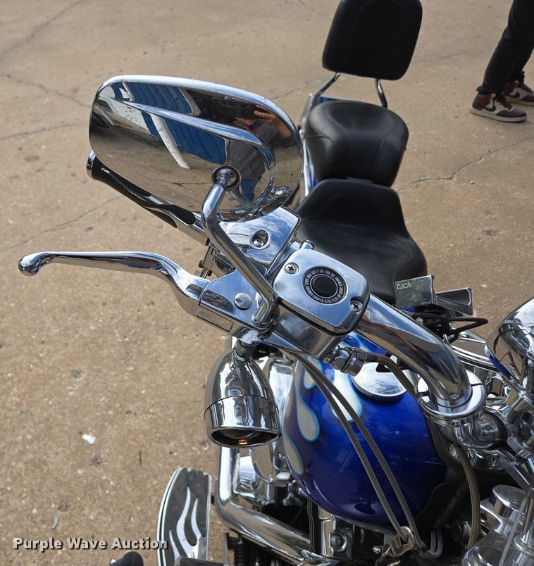 image for item EN3768 2004 Harley Davidson Fat Boy motorcycle