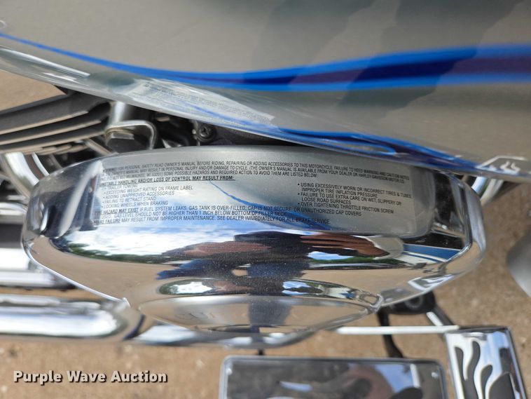 image for item EN3768 2004 Harley Davidson Fat Boy motorcycle