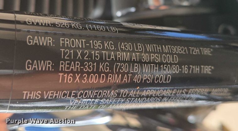 image for item EN3768 2004 Harley Davidson Fat Boy motorcycle