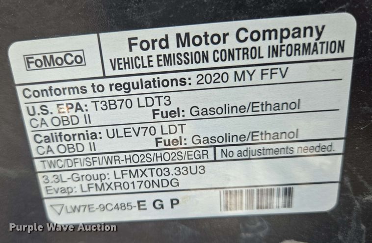 image for item EN8004 2020 Ford  Explorer Police Interceptor SUV