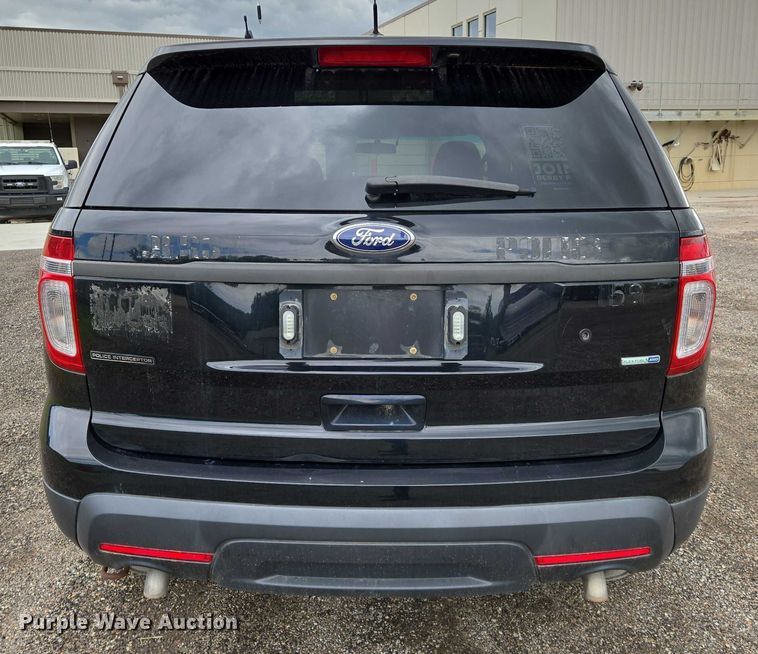 image for item EN8022 2013 Ford Explorer Police SUV