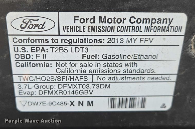 image for item EN8022 2013 Ford Explorer Police SUV